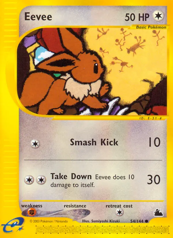 Eevee 54 — Skyridge 54, Normal finish