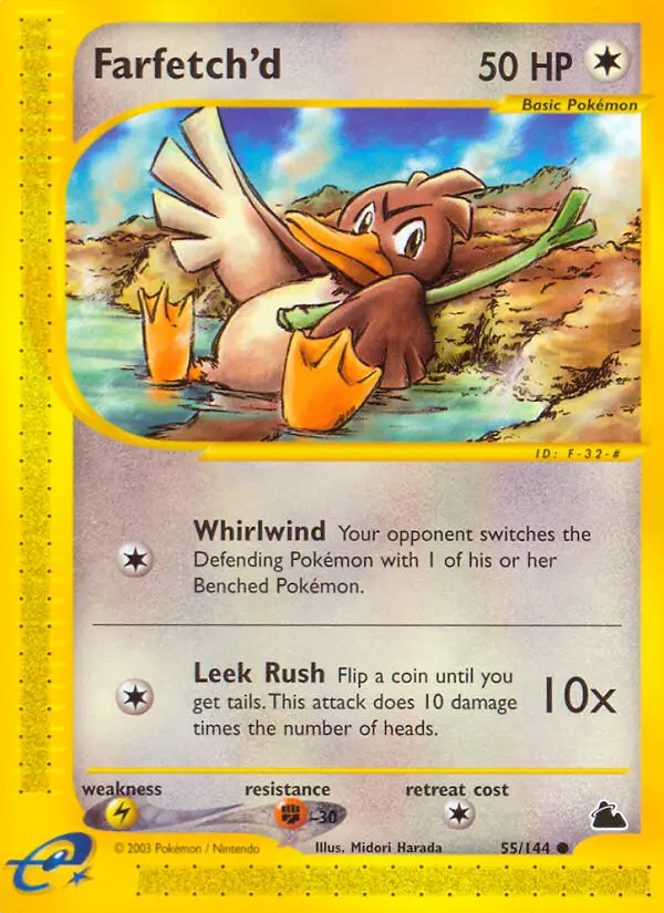 Farfetch'd 55 card from Skyridge