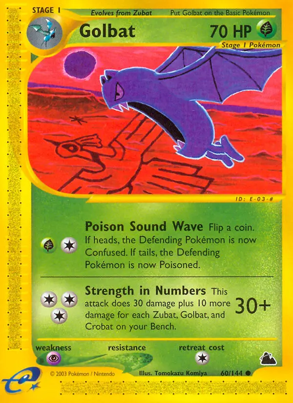 Golbat 60 — the most expensive Golbat card
