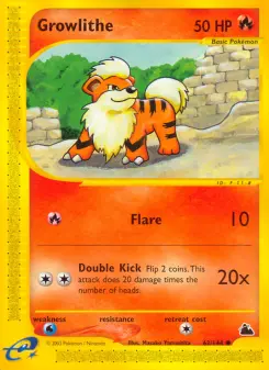 Growlithe — Skyridge #62