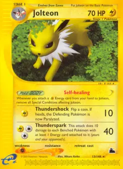 Jolteon — Skyridge #13