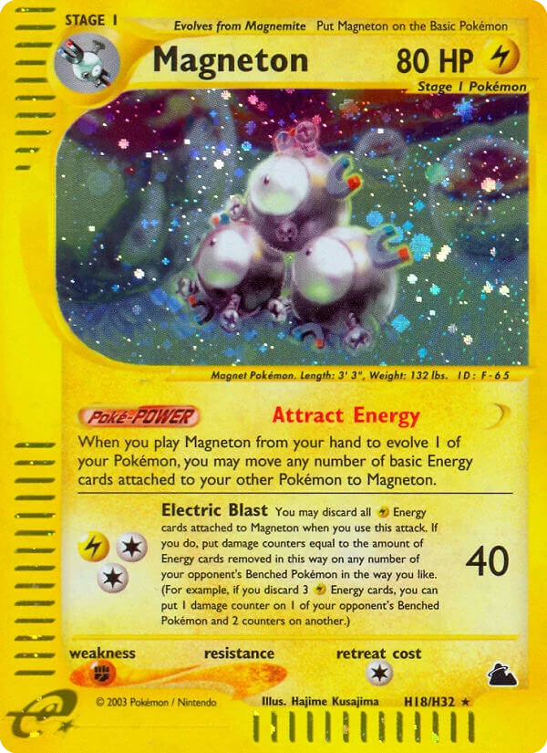 Magneton H18 — Skyridge H18, Holofoil finish