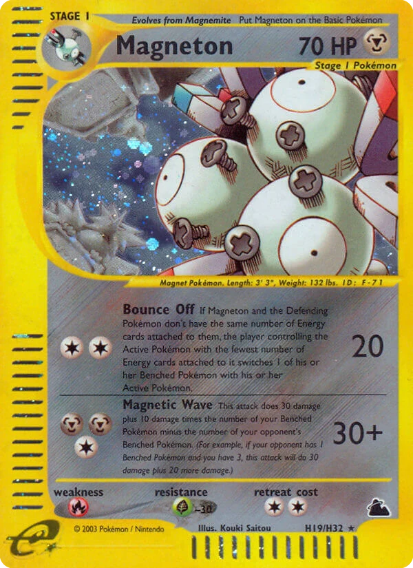 Magneton H19 — Skyridge H19, Holofoil finish