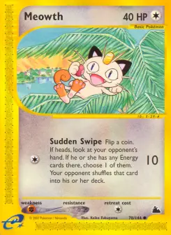 Meowth — Skyridge #78