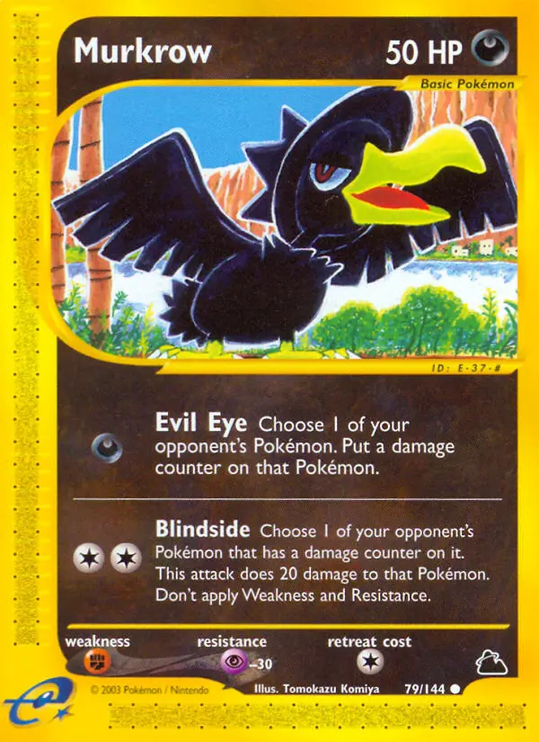 Murkrow 79 card from Skyridge
