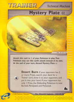 Mystery Plate α — Skyridge 133