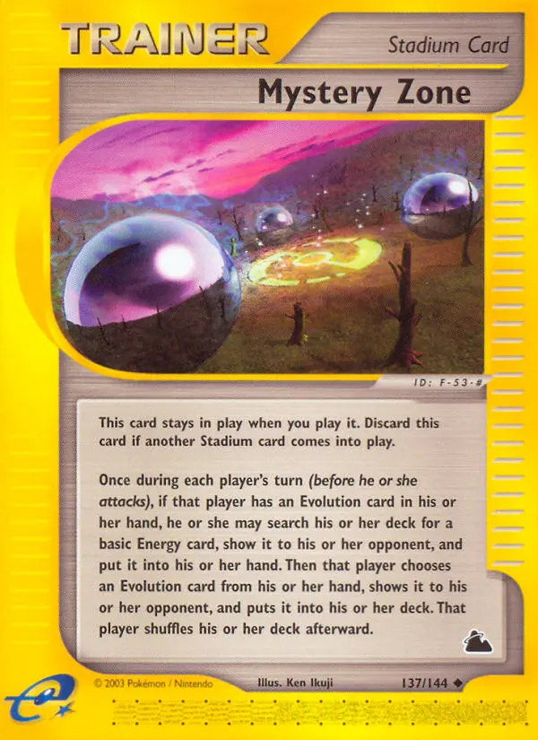 Mystery Zone 137 — Skyridge 137, Normal finish