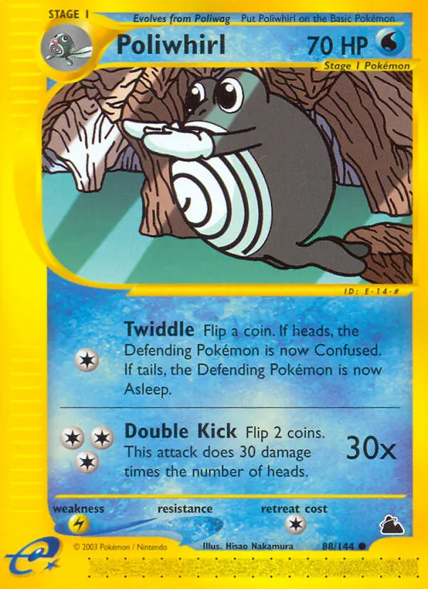 Poliwhirl 88 card from Skyridge