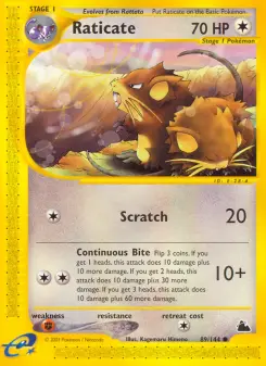 Raticate — Skyridge #89