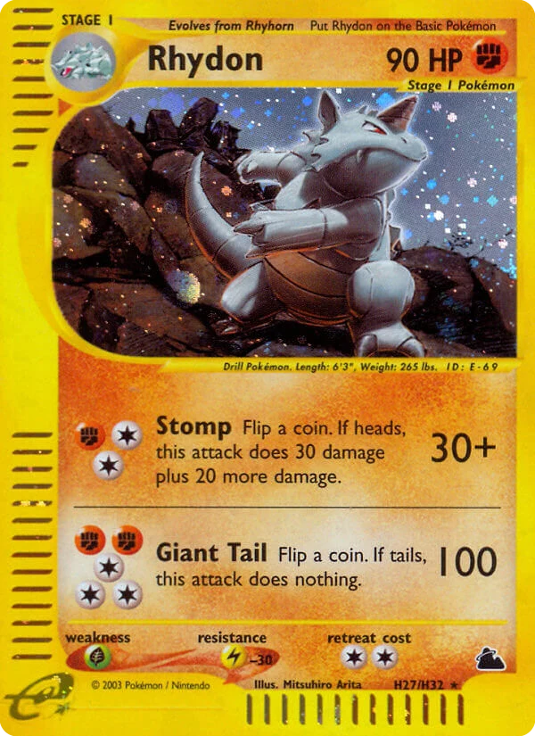 Rhydon H27 card from Skyridge