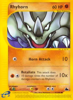 Rhyhorn — Skyridge 91