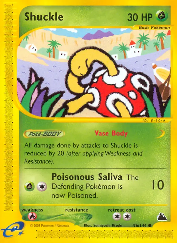 Shuckle 96 card from Skyridge