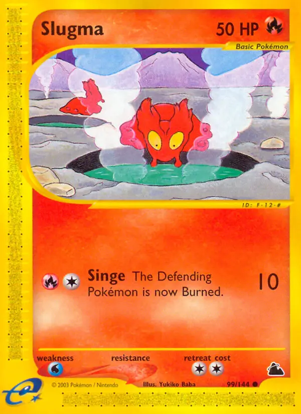 Slugma 99 card from Skyridge