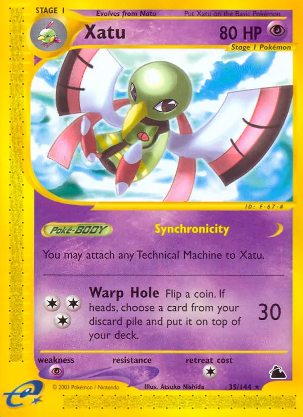 Xatu 35 card from Skyridge