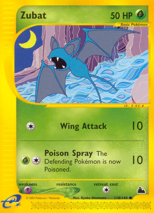 Zubat 118 — Skyridge 118, Normal finish