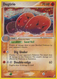 Dugtrio — Crystal Guardians #5