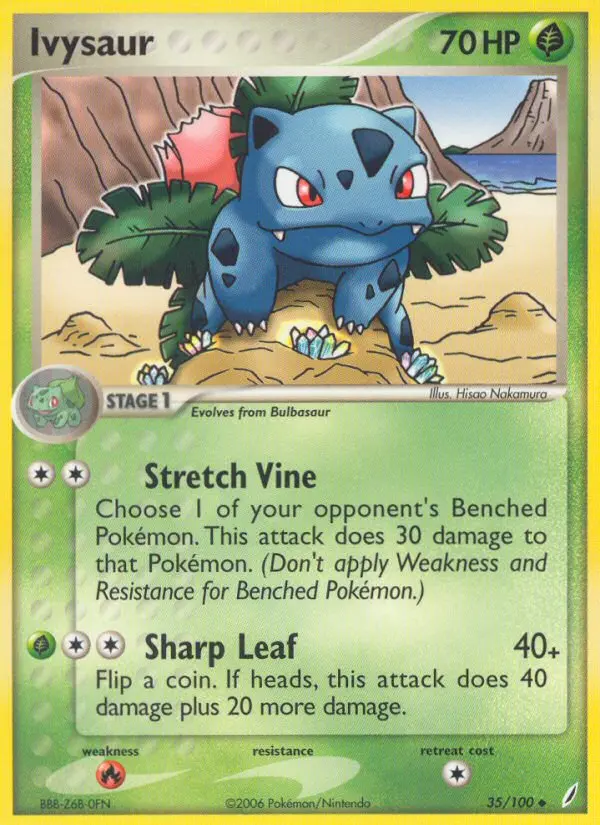 Ivysaur 35 — Crystal Guardians 35, Normal finish