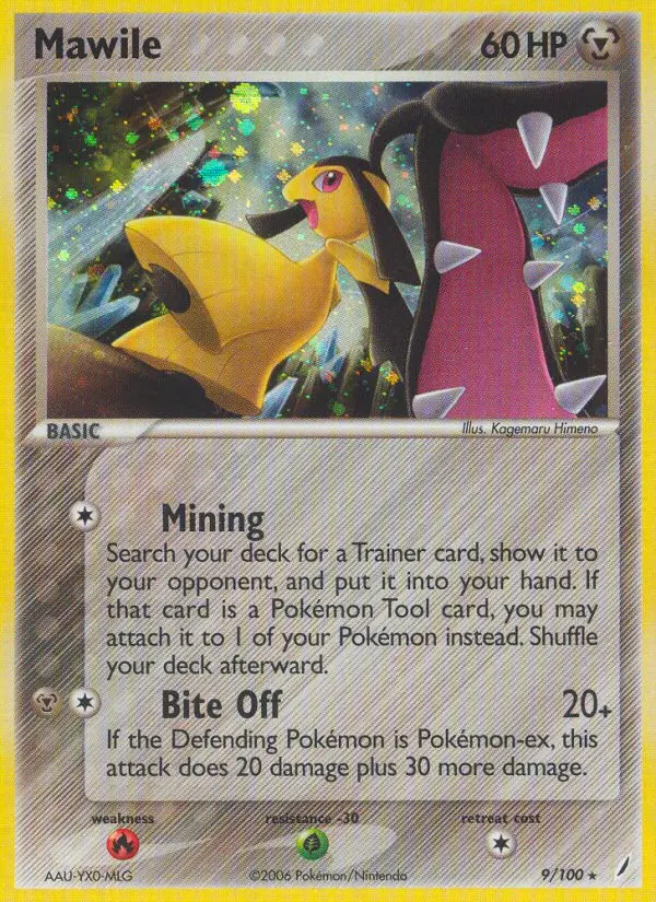 Mawile 9 card from Crystal Guardians