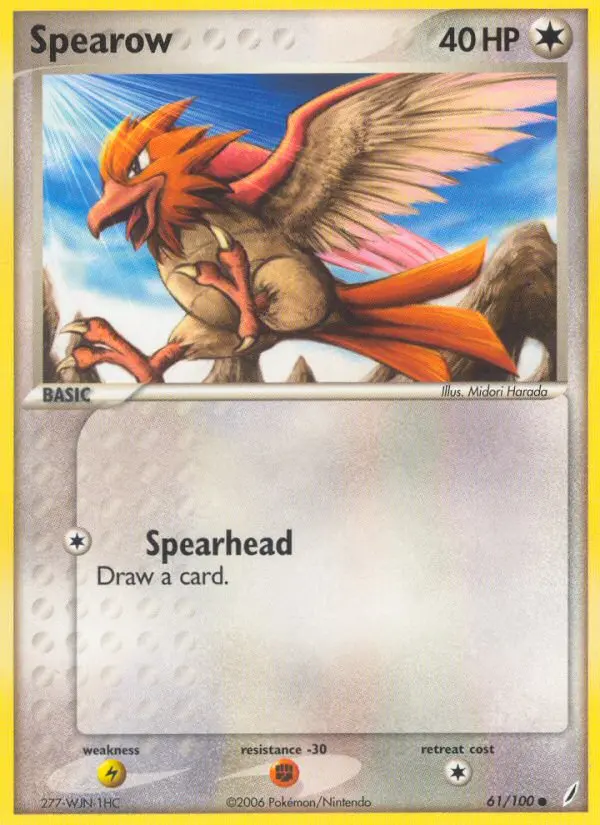 Spearow 61 — Crystal Guardians 61, Normal finish
