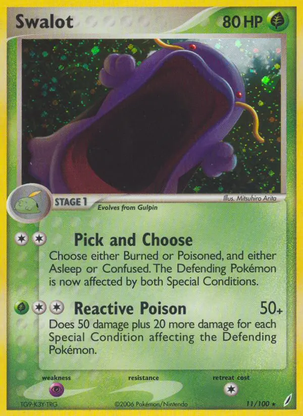 Swalot 11 — Crystal Guardians 11, Holofoil finish