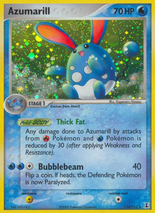 Azumarill 114 card from Delta Species