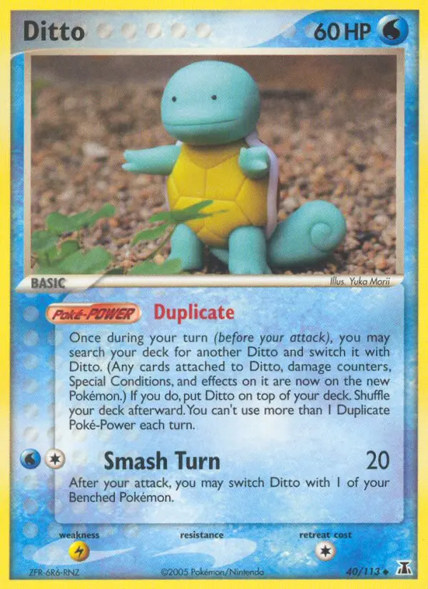 Ditto 40 card from Delta Species