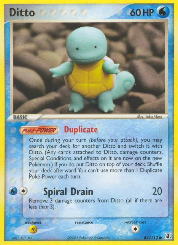 Ditto 64 card from Delta Species