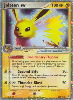 Jolteon ex — Delta Species #109