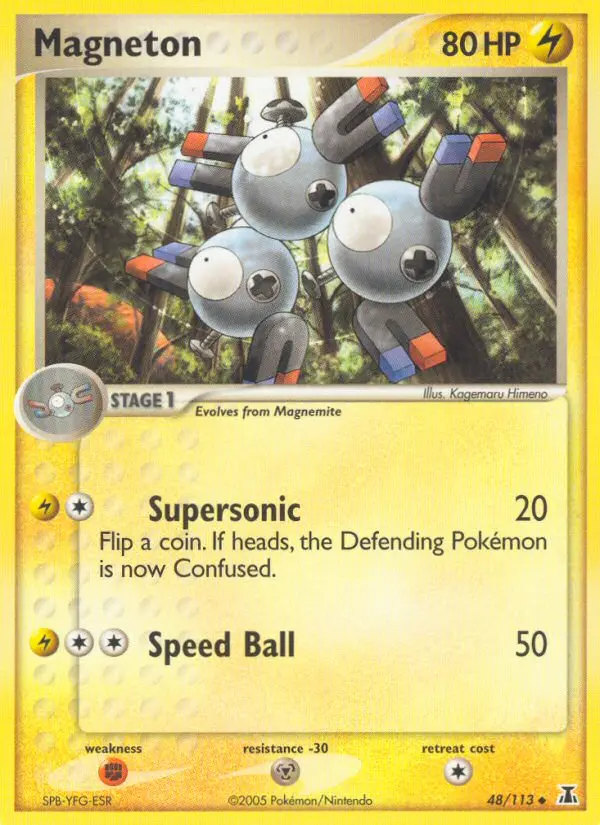 Magneton 48 card from Delta Species