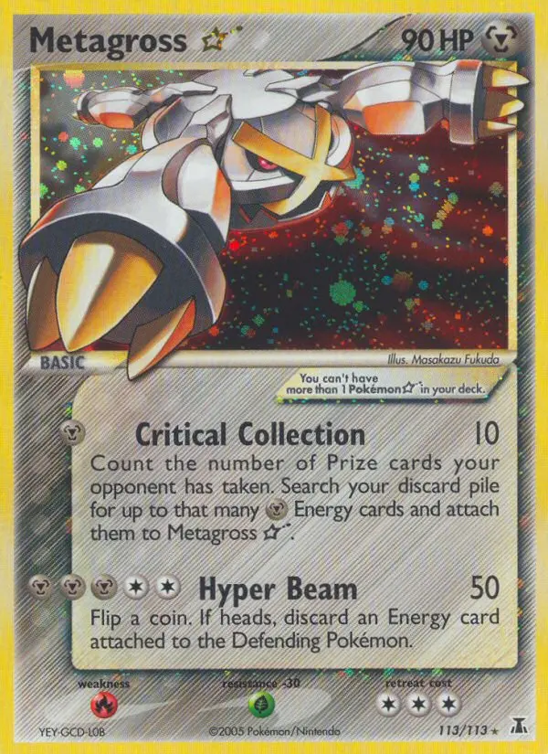 Metagross ★ 113 — Delta Species 113, Holofoil finish
