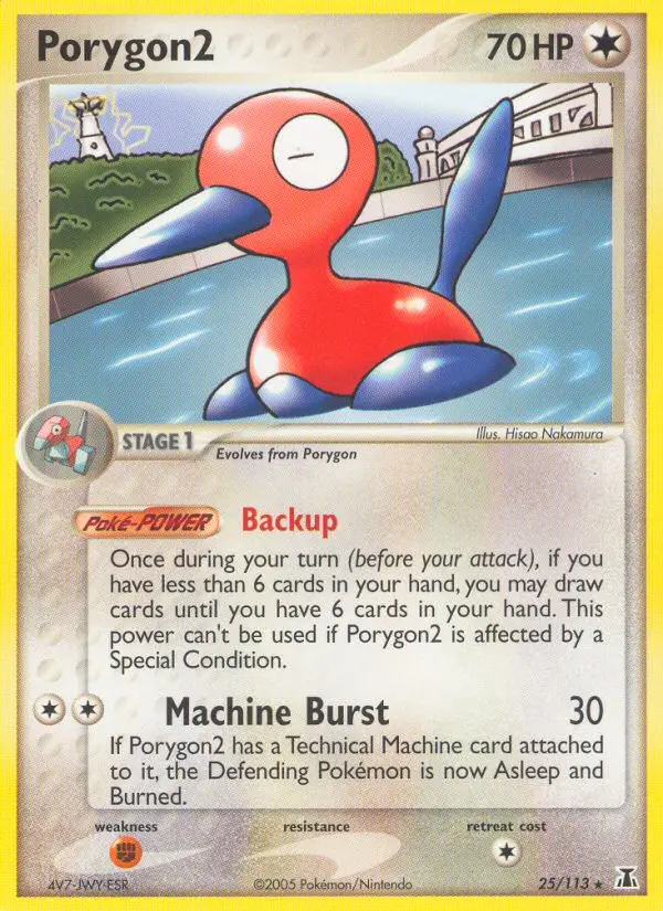 Porygon2 25 — Delta Species 25, Normal finish