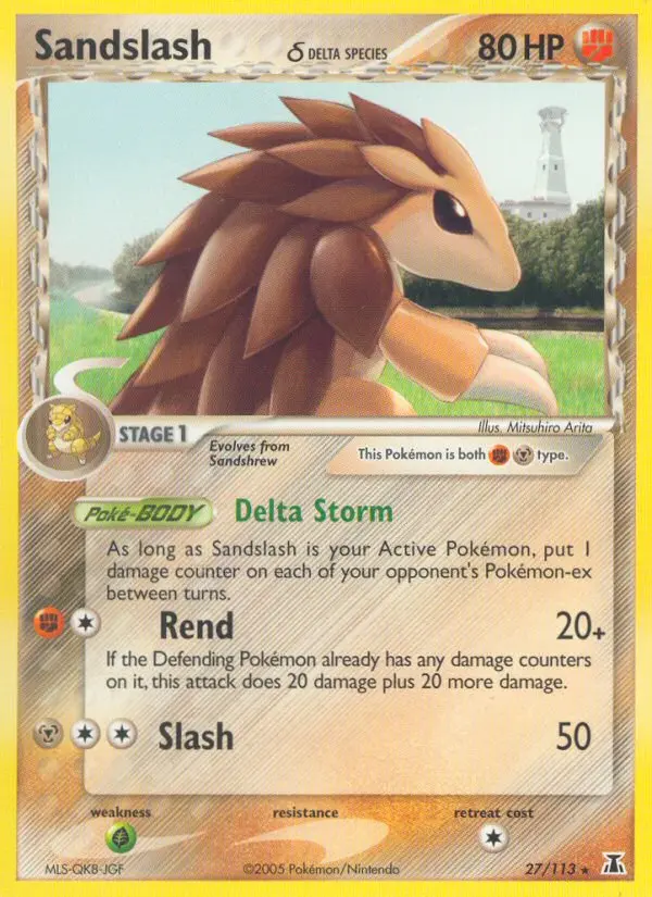 Sandslash δ 27 — Delta Species 27, Normal finish