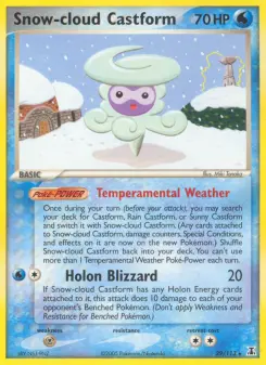 Snow-cloud Castform 29 — Delta Species