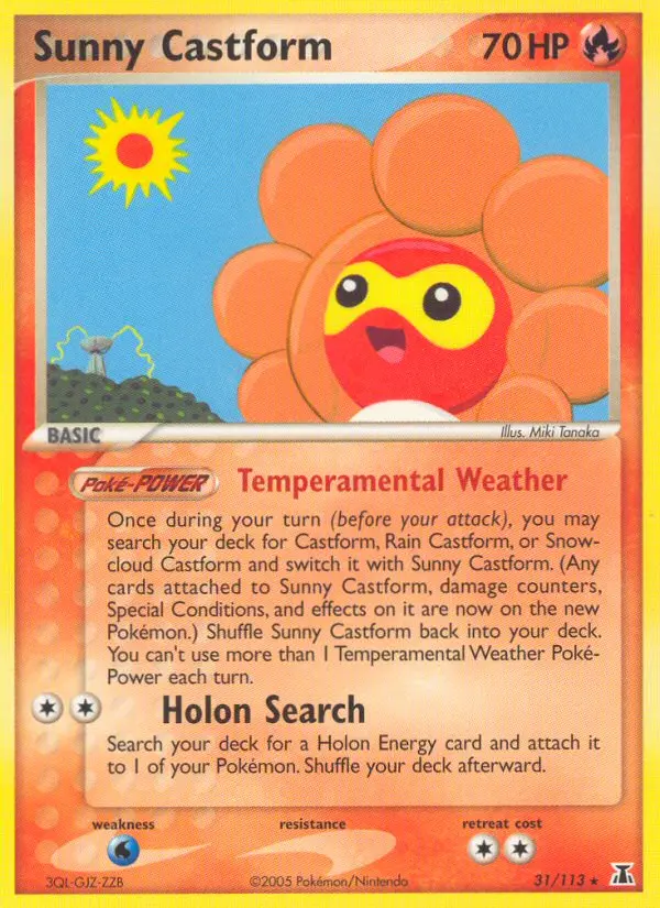 Sunny Castform 31 — Delta Species 31, Normal finish