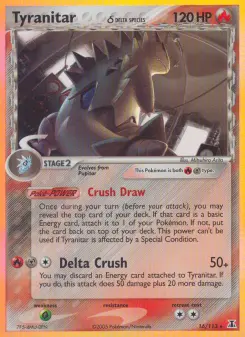 Tyranitar δ 16 — Delta Species