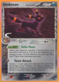 Umbreon δ 17 — Delta Species