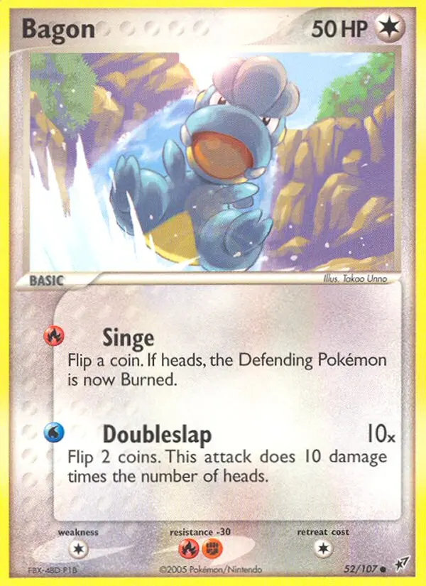 Bagon 52 card from Deoxys