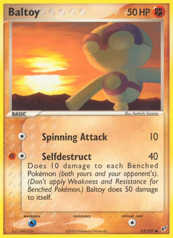Baltoy 53 card from Deoxys