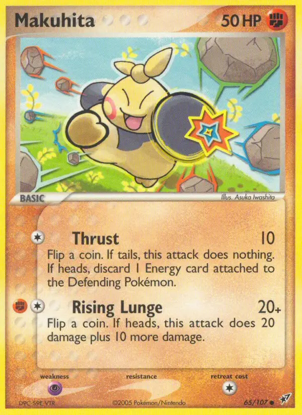 Makuhita 65 card from Deoxys