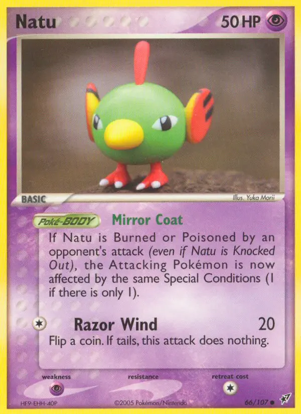 Natu 66 card from Deoxys