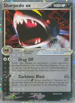 Sharpedo ex — Deoxys 104