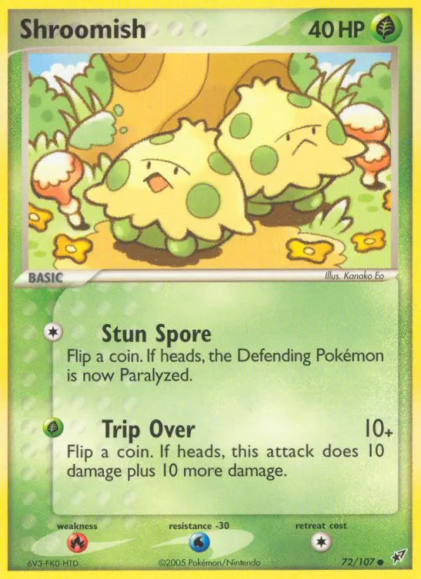 Shroomish 72 card from Deoxys