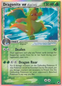 Dragonite ex δ 91 — Dragon Frontiers