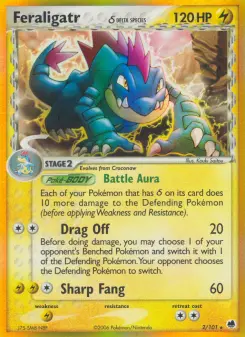 Feraligatr δ 2 — Dragon Frontiers