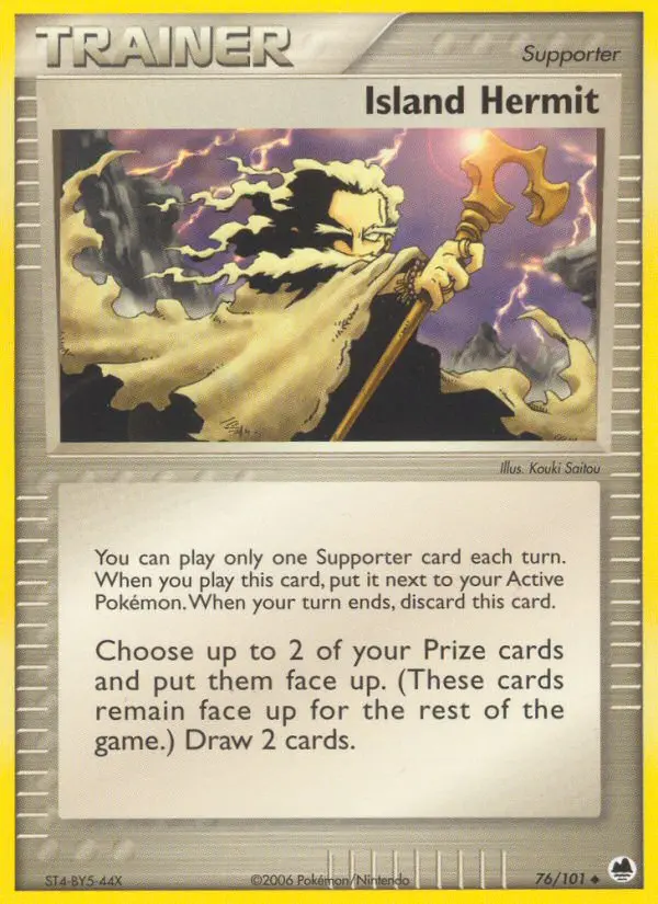 Island Hermit 76 — Dragon Frontiers 76, Normal finish