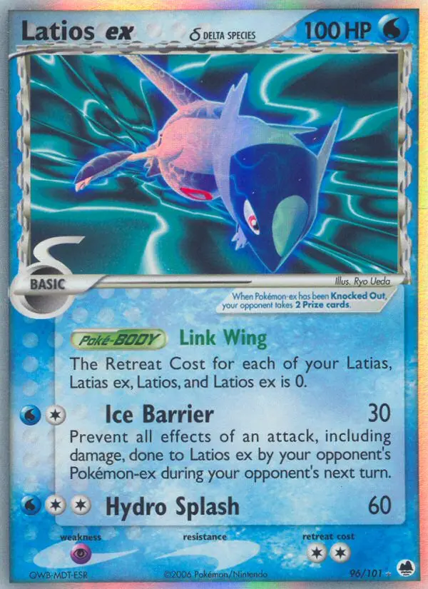Latios ex δ 96 — the most expensive Latios card