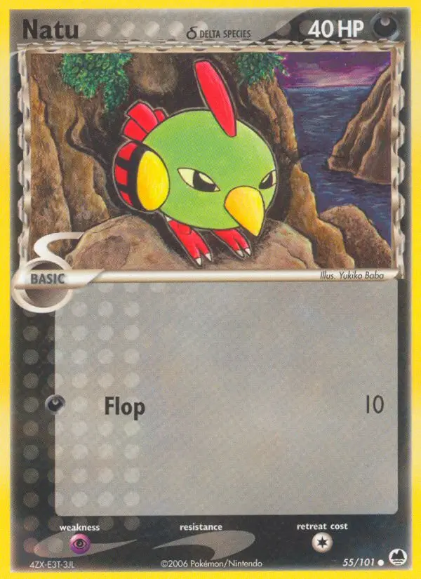 Natu δ 55 card from Dragon Frontiers
