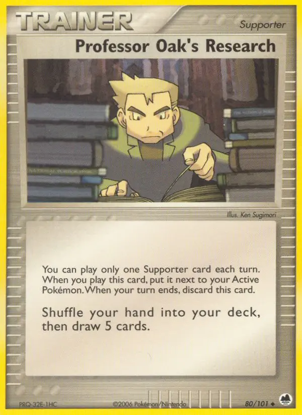 Professor Oak's Research 80 — Dragon Frontiers 80, Normal finish