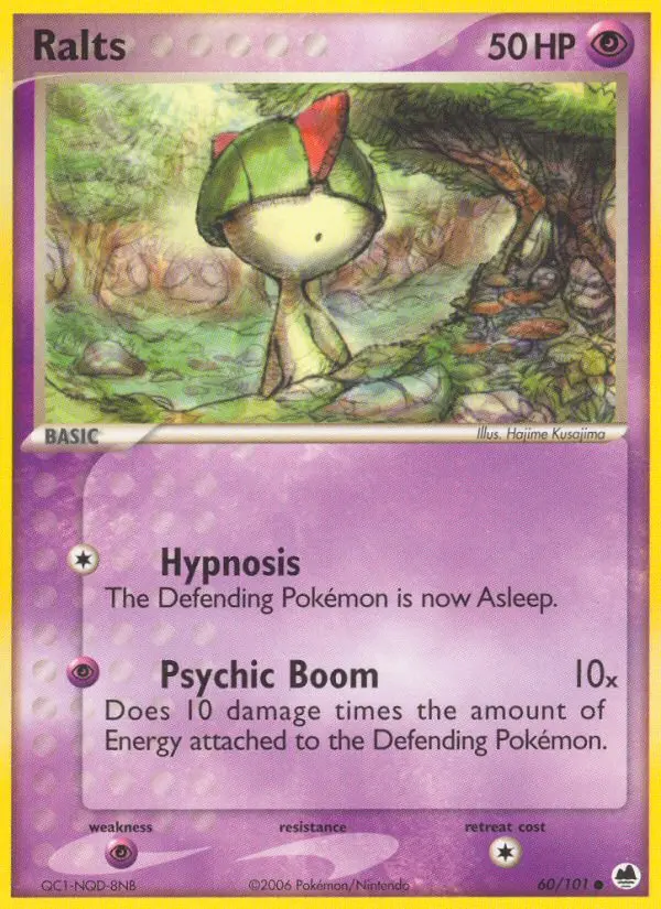 Ralts 60 — Dragon Frontiers 60, Normal finish