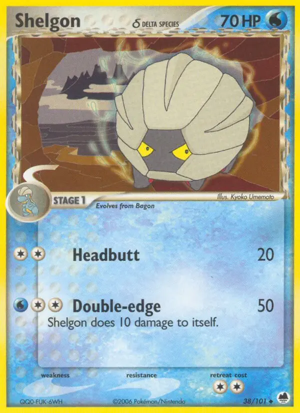 Shelgon δ 38 — Dragon Frontiers 38, Normal finish